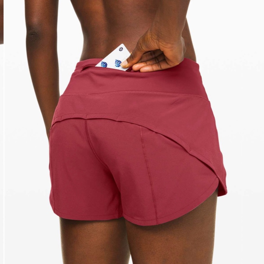Lululemon Speed Up Mid-Rise lined shorts 4”